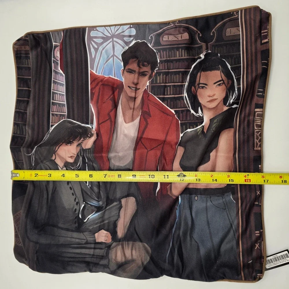 FairyLoot The Atlas Six Cushion Cover Olivie Blake Character Art Dark Academia